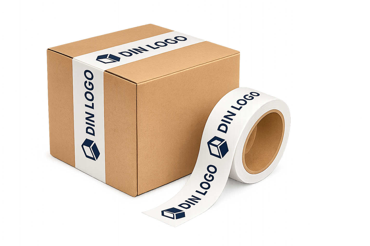 Pakketape med logo