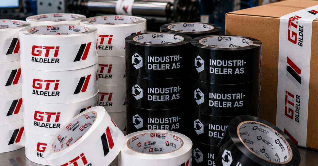 tape med logo